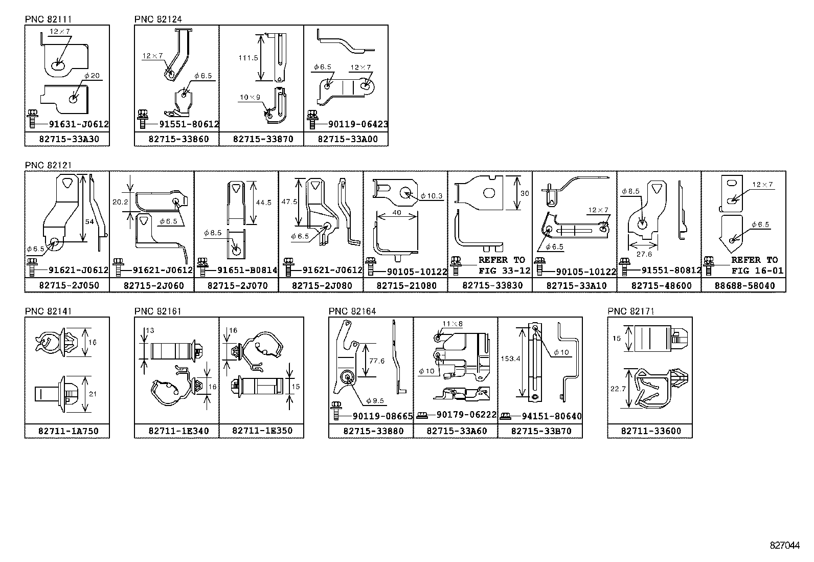 82142-06B11 WIRE, INSTRUMENT PANEL, NO.2 product image