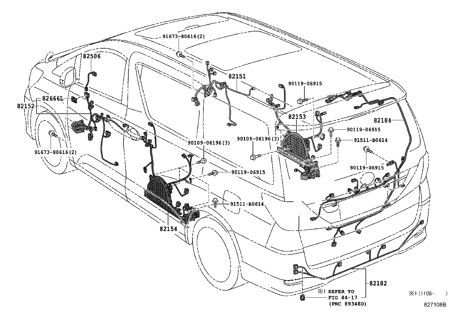 82817-58790 PROTECTOR, WIRING HARNESS, NO.1 product image