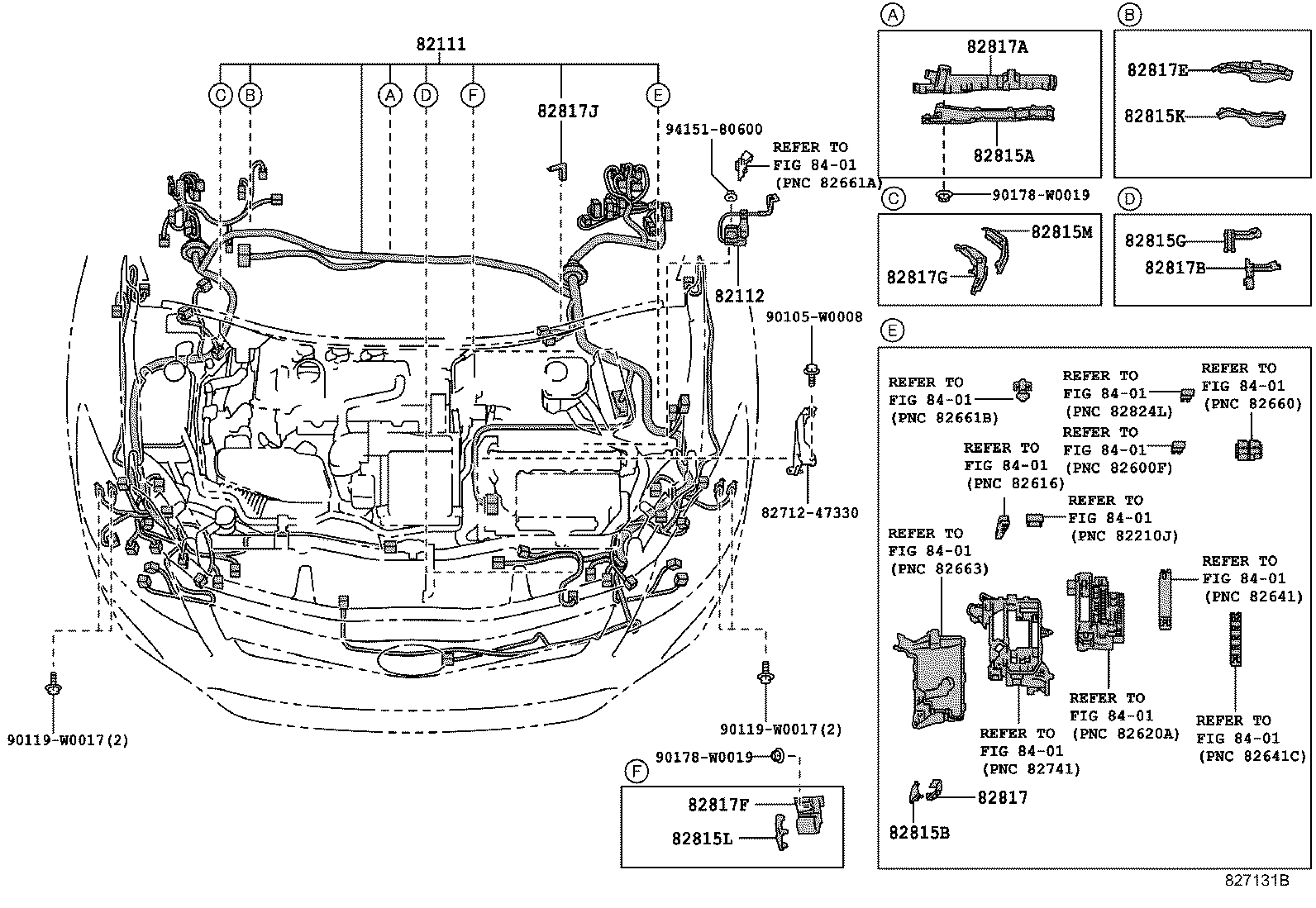 82817-47620 PROTECTOR, WIRING HARNESS, NO.1 product image