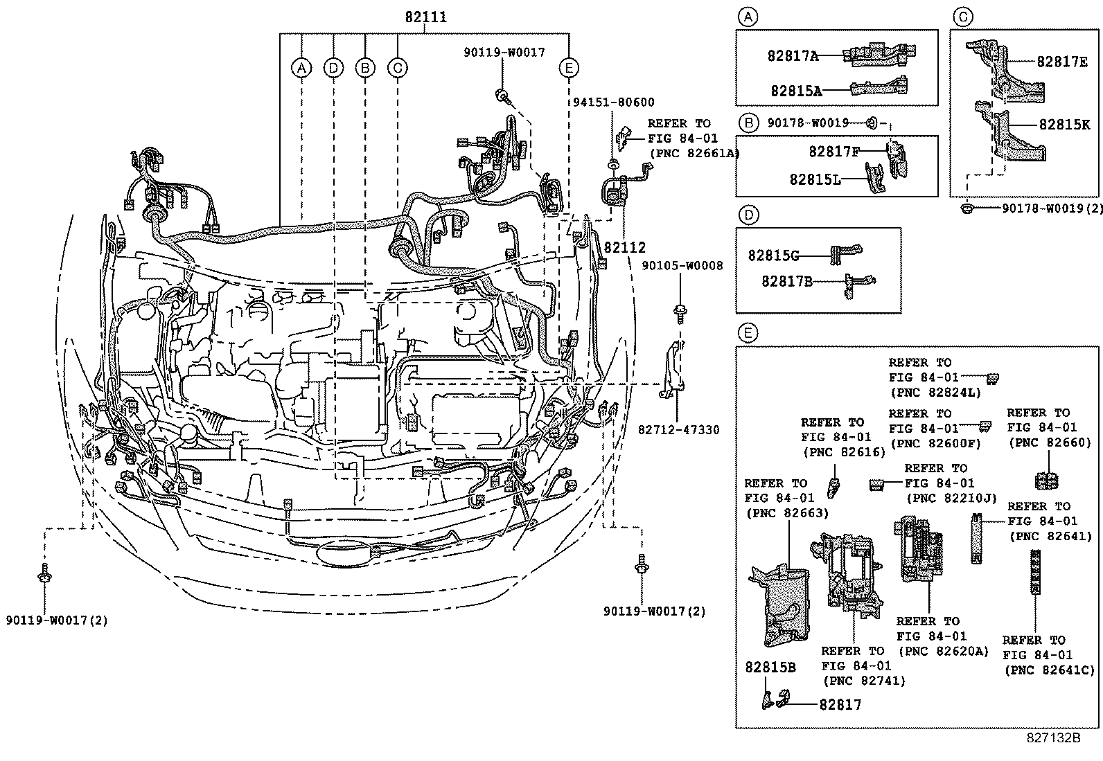 82817-47620 PROTECTOR, WIRING HARNESS, NO.1 product image