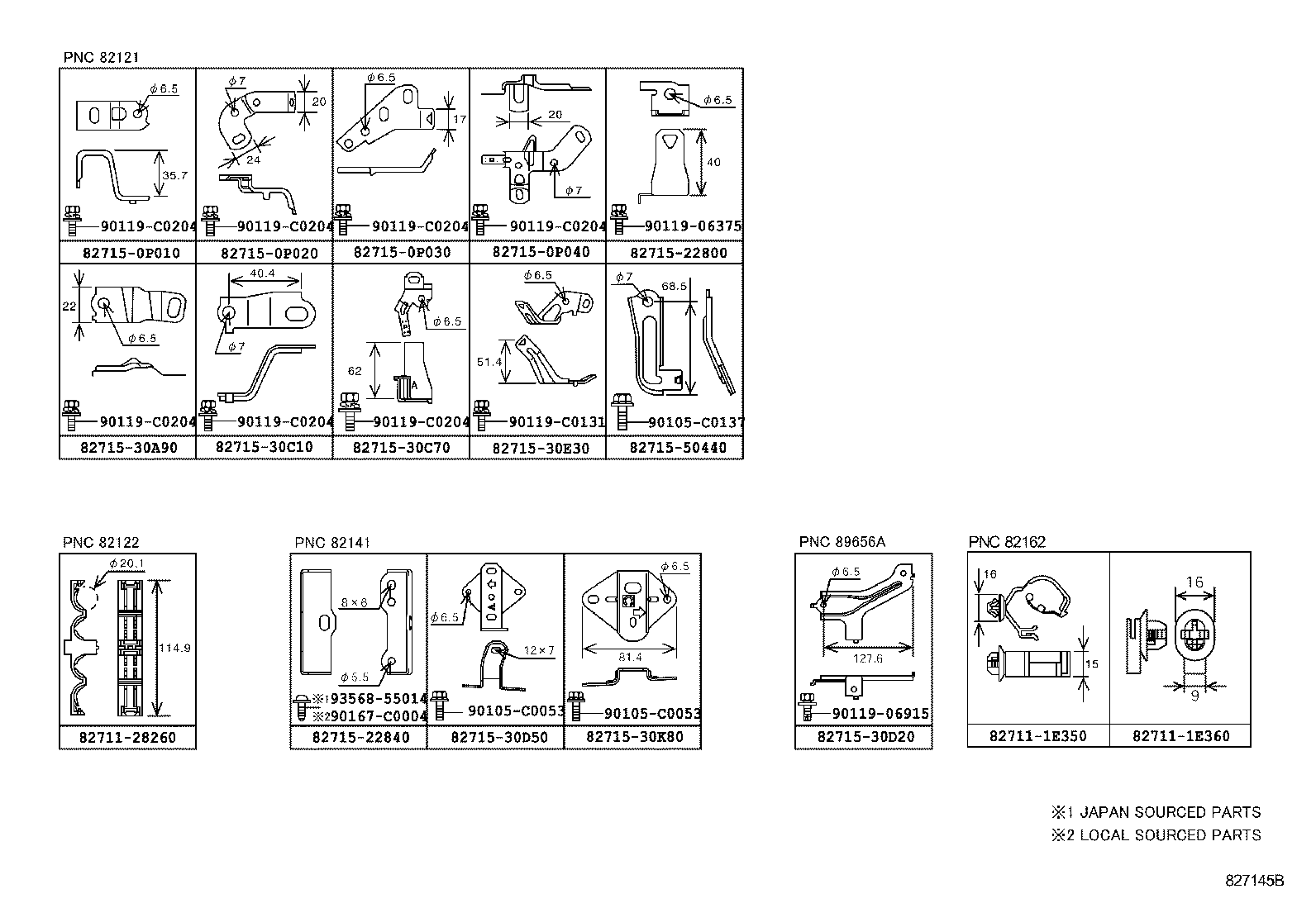 82817-22A60 PROTECTOR, WIRING HARNESS, NO.2 product image