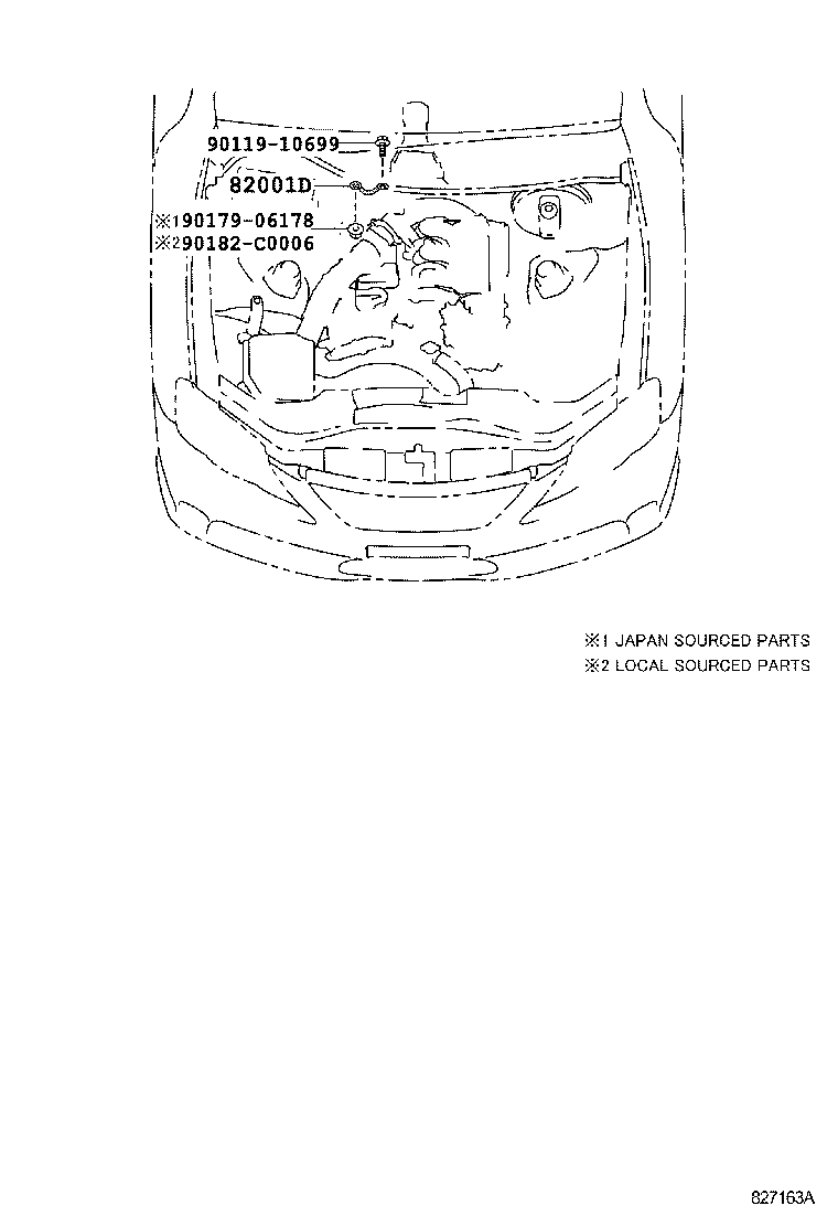 82817-22A60 PROTECTOR, WIRING HARNESS, NO.2 product image