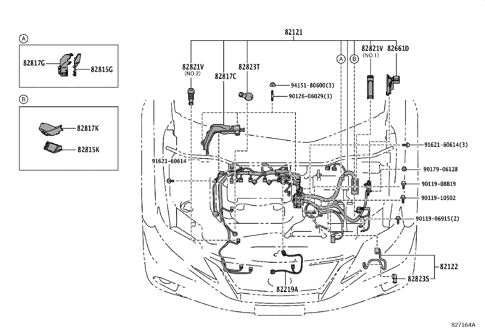 82817-48B00 PROTECTOR, WIRING HARNESS, NO.12 product image