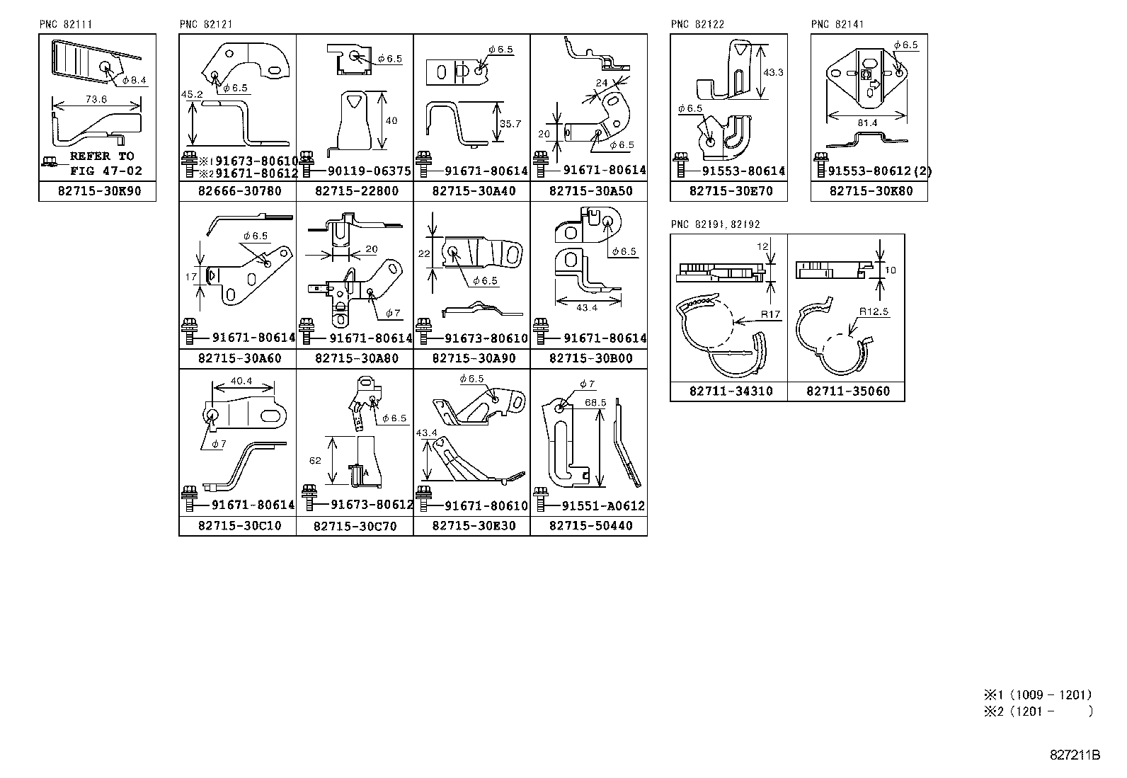 82151-30C60 WIRE, FRONT DOOR, RH product image