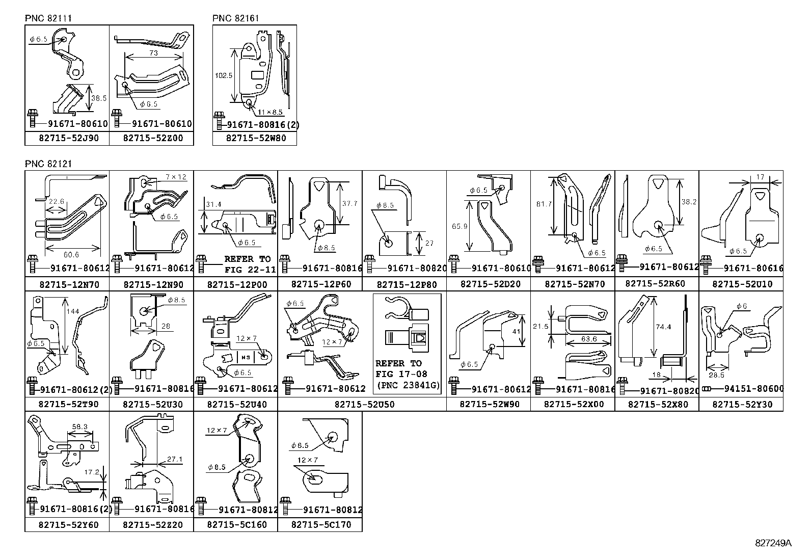 82817-0D130 PROTECTOR, WIRING HARNESS, NO.12 product image