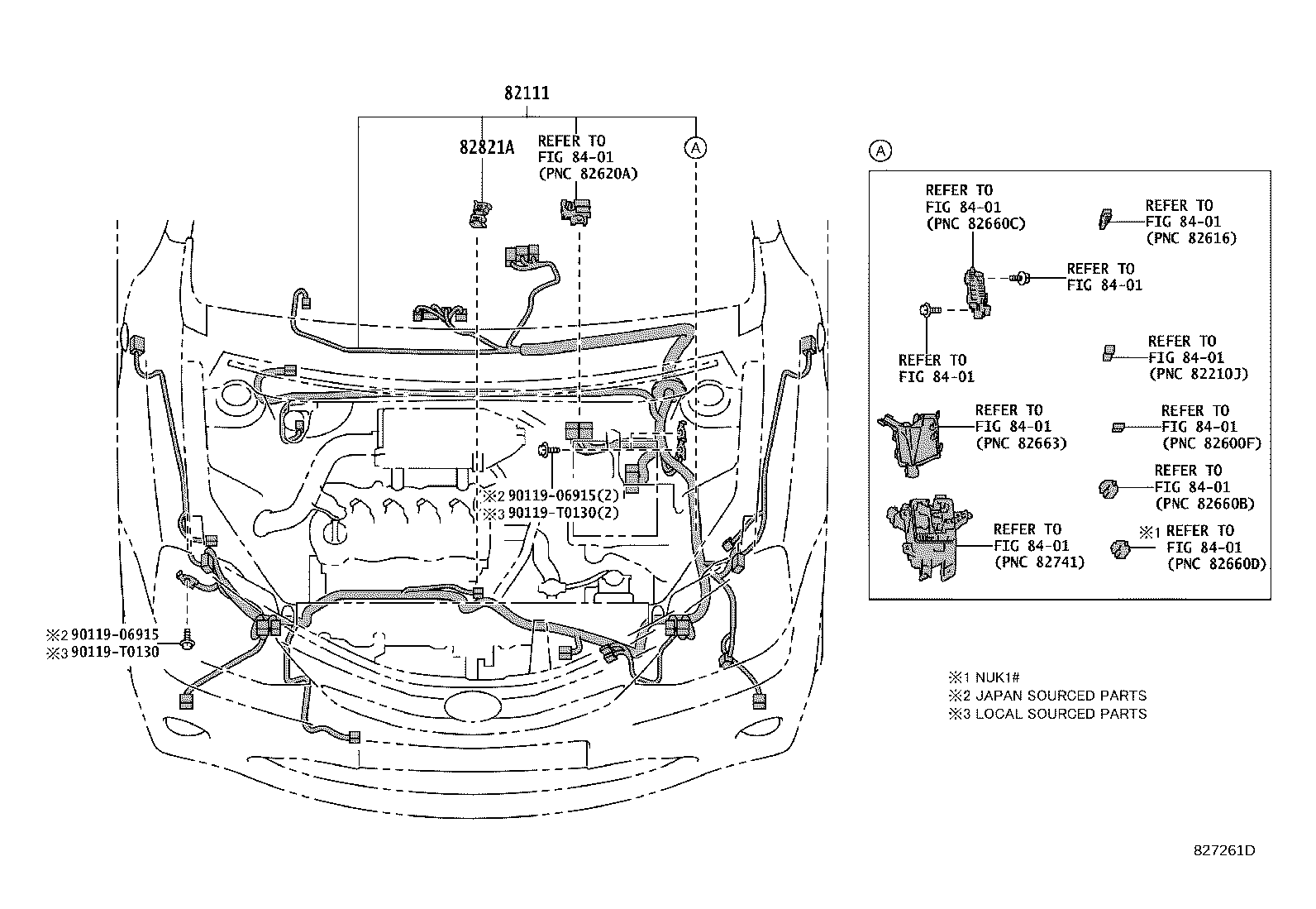82817-52810 PROTECTOR, WIRING HARNESS, NO.2 product image