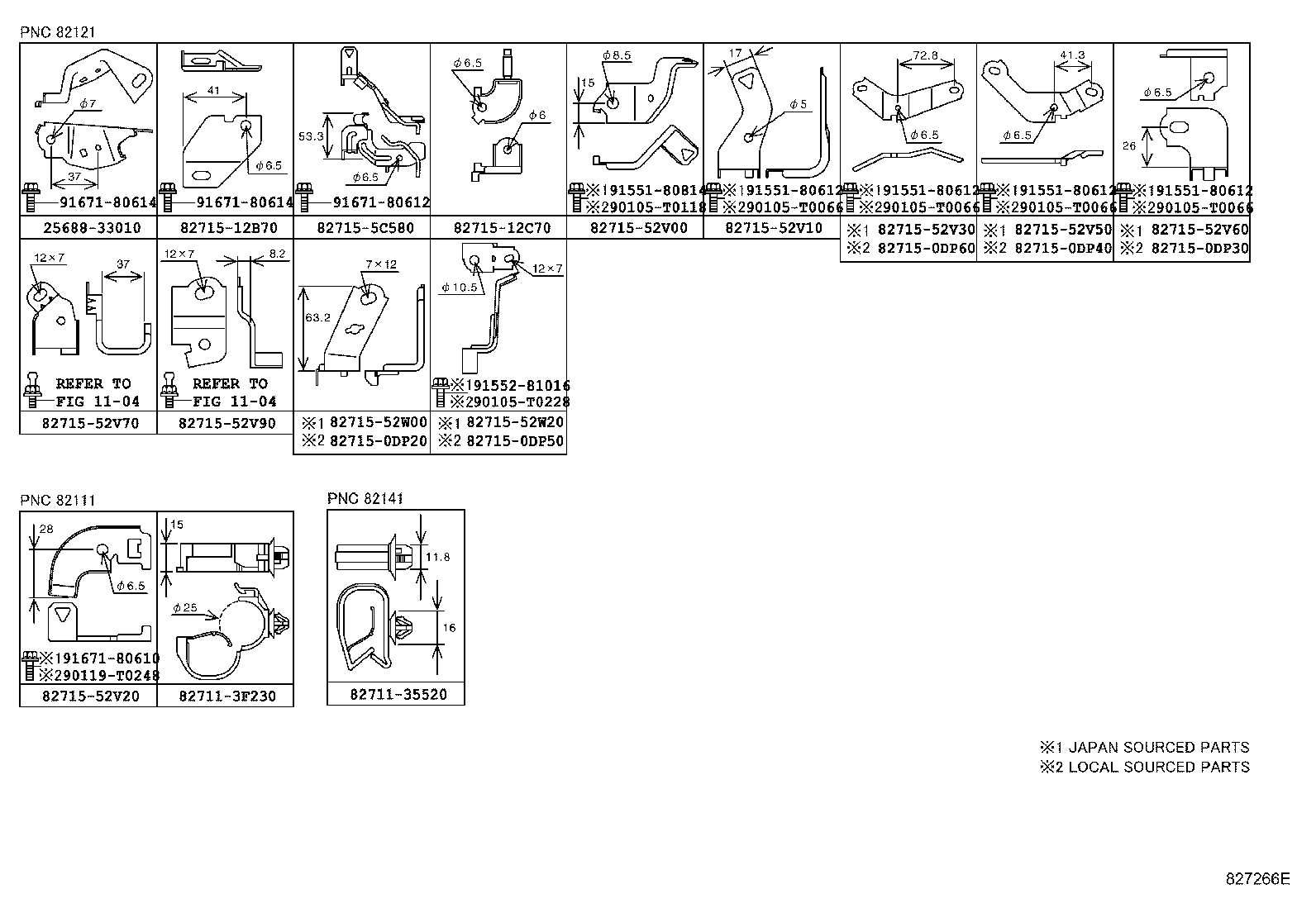 82817-52810 PROTECTOR, WIRING HARNESS, NO.2 product image