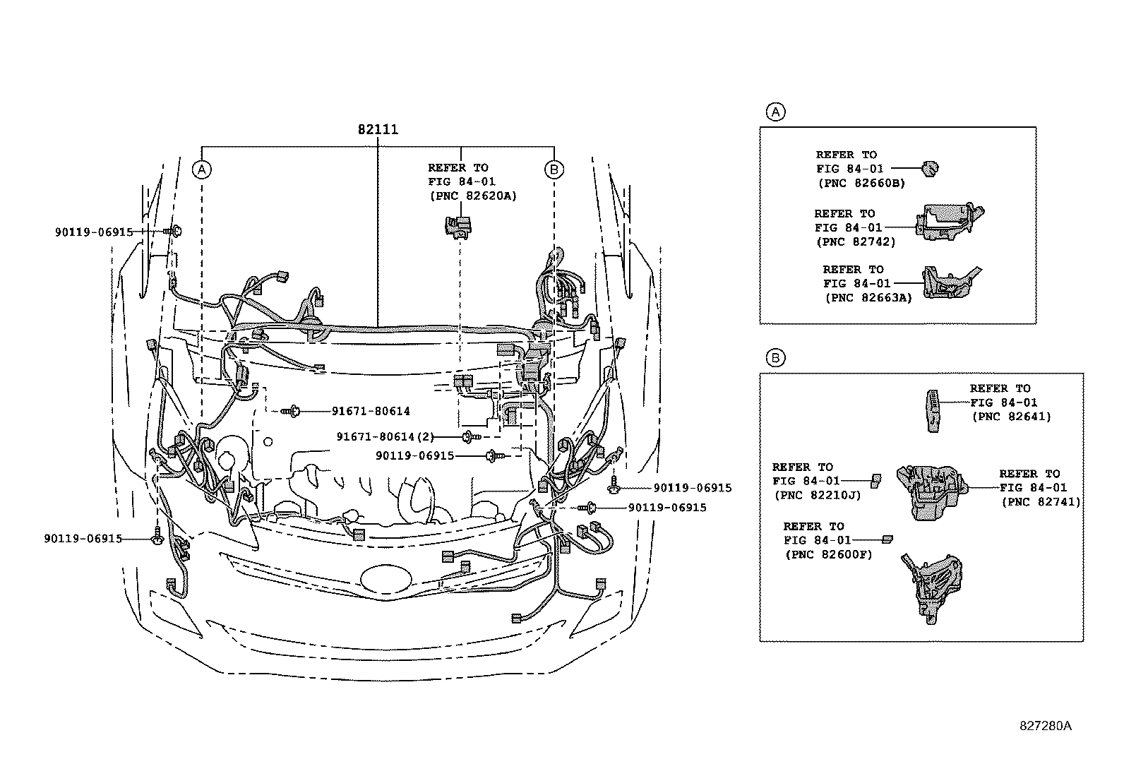 82817-0D130 PROTECTOR, WIRING HARNESS, NO.12 product image