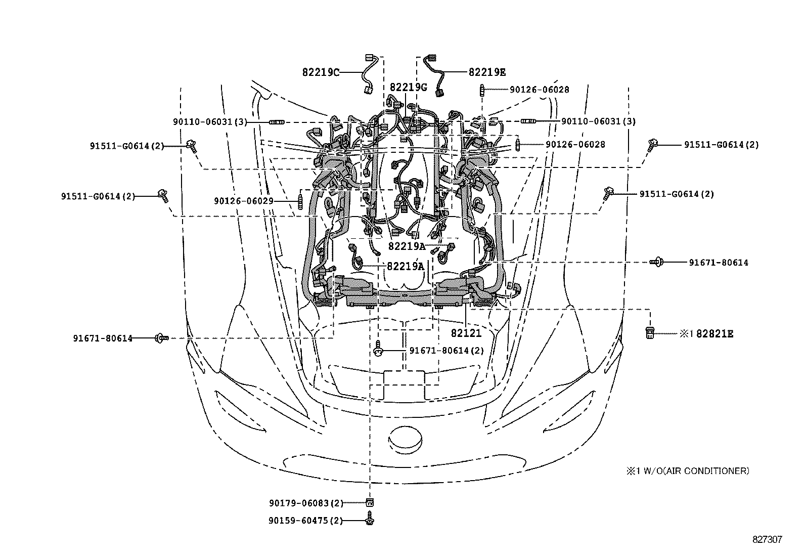 82284-77010 WIRE, EARTH product image