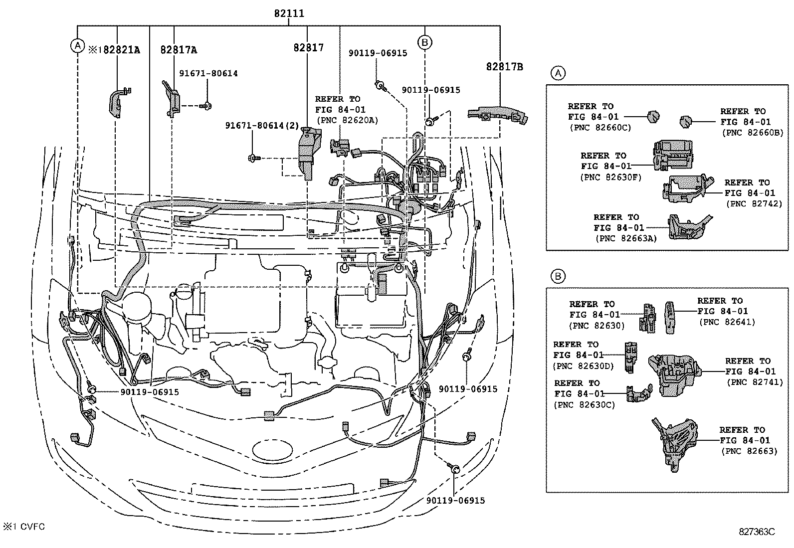 82817-52870 PROTECTOR, WIRING HARNESS, NO.4 product image