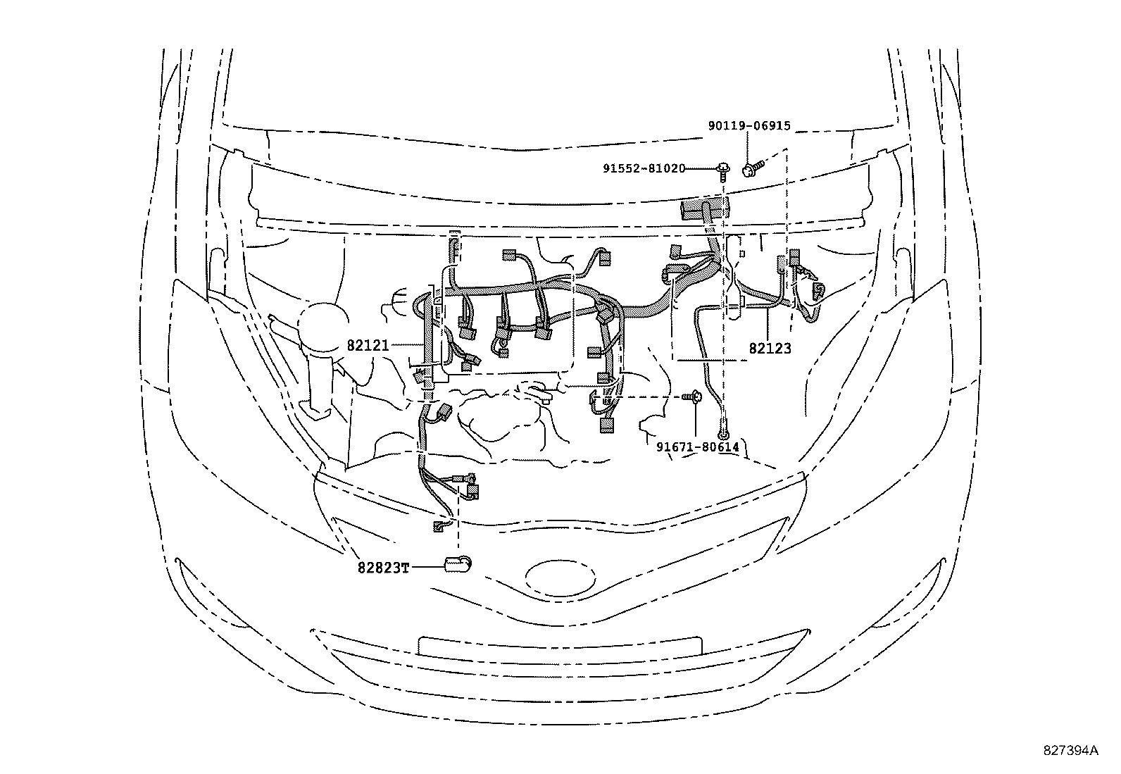 82817-52870 PROTECTOR, WIRING HARNESS, NO.4 product image