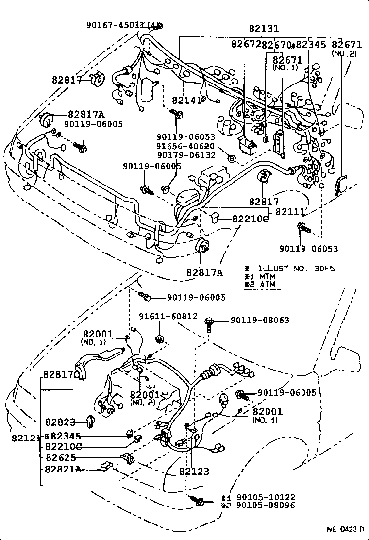 82817-01140 PROTECTOR, WIRING HARNESS, NO.1 product image