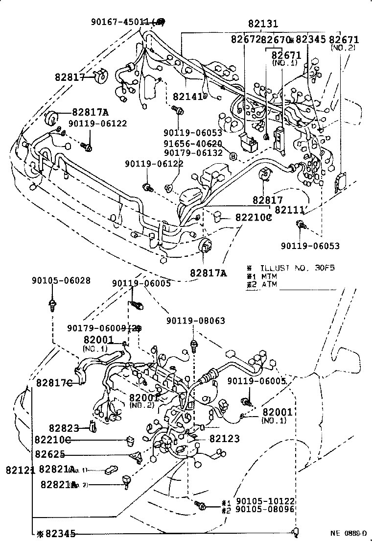 82817-01140 PROTECTOR, WIRING HARNESS, NO.1 product image