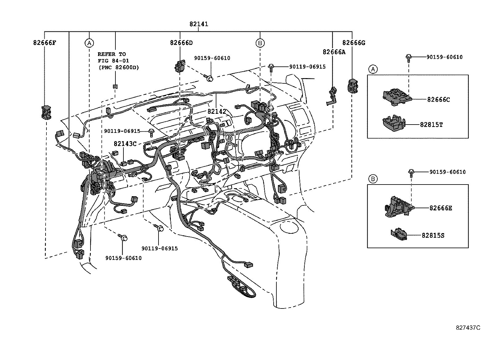 82113-47260 WIRE, ENGINE ROOM, NO.3 product image