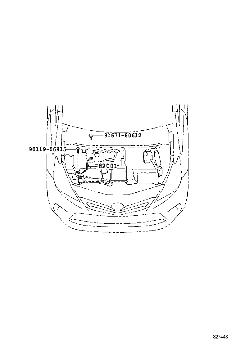 82142-47220 WIRE, INSTRUMENT PANEL, NO.2 product image