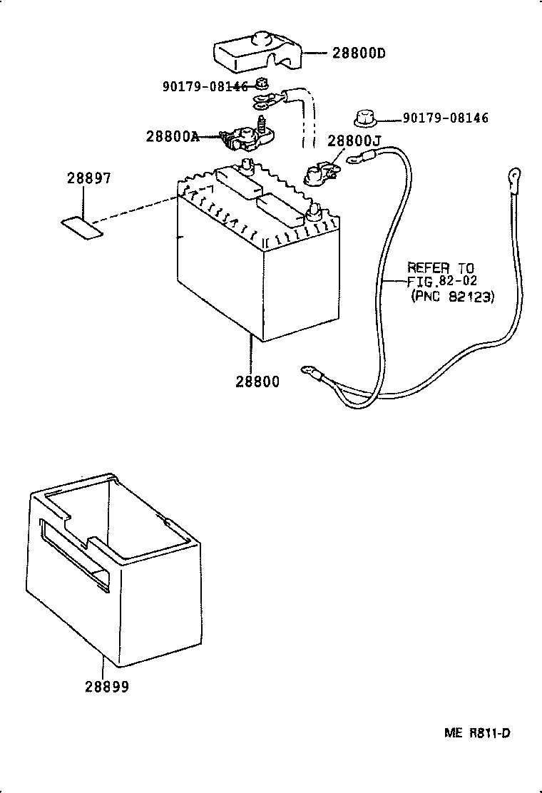 28800-03040 BATTERY product image