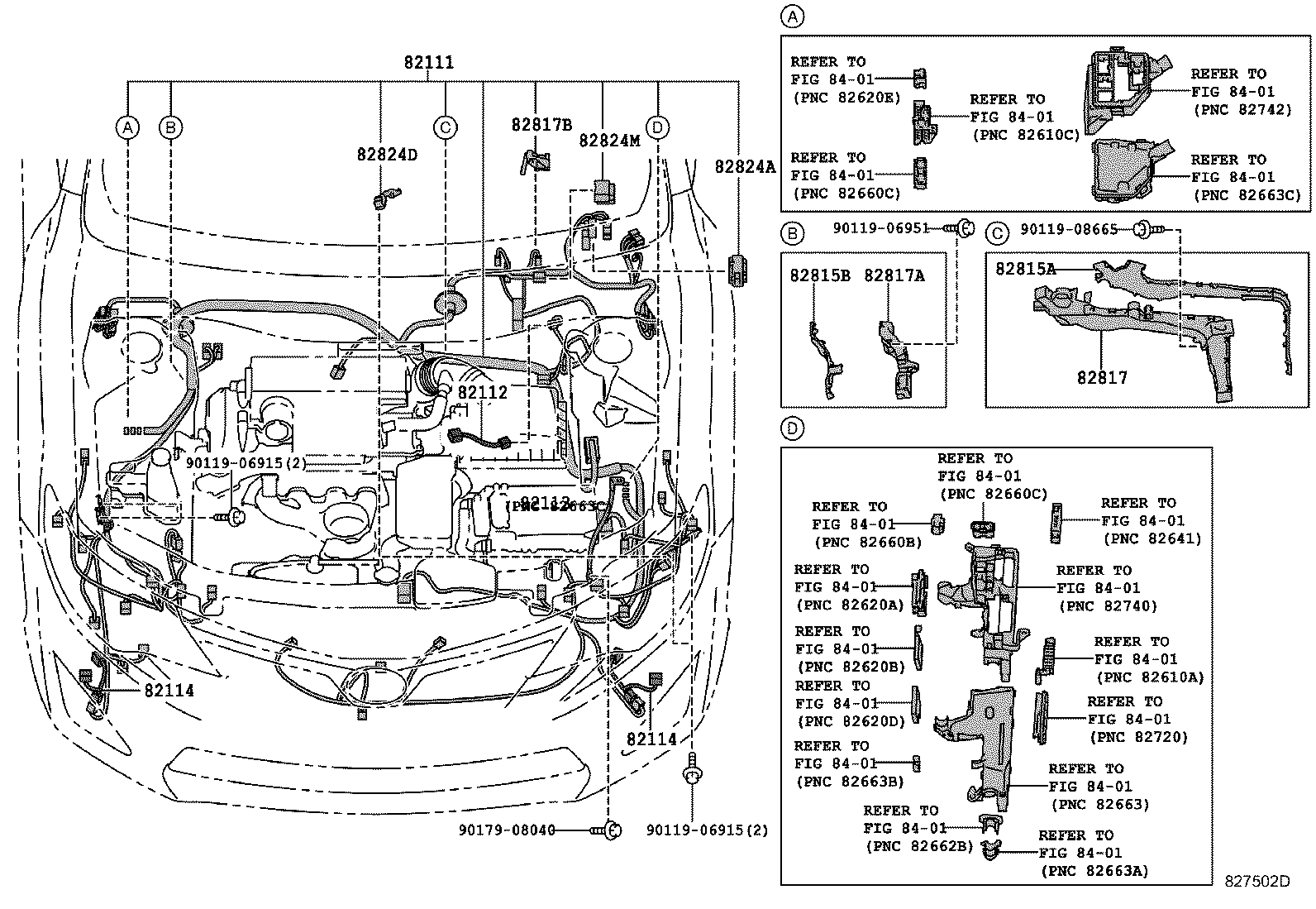 82817-33B60 PROTECTOR, WIRING HARNESS, NO.1 product image