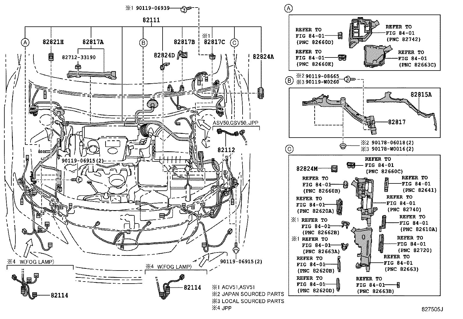 82817-33B60 PROTECTOR, WIRING HARNESS, NO.1 product image