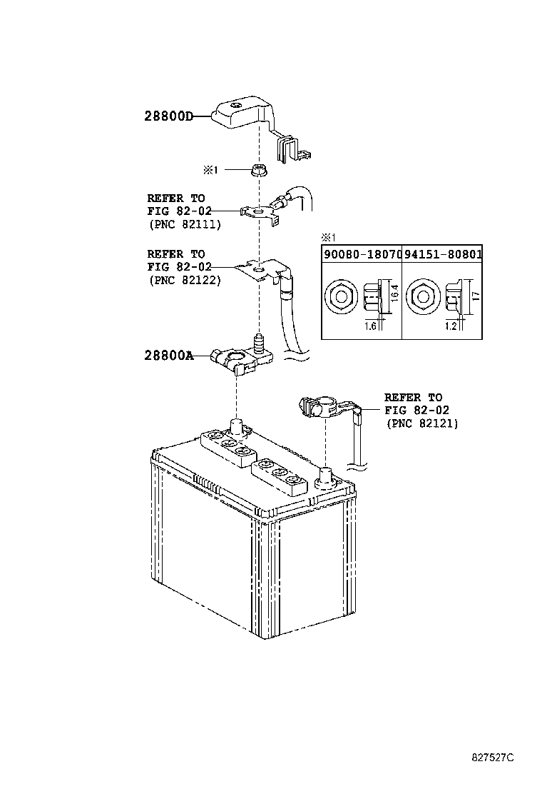 Toyota 28885-0V010 HOSE, BATTERY