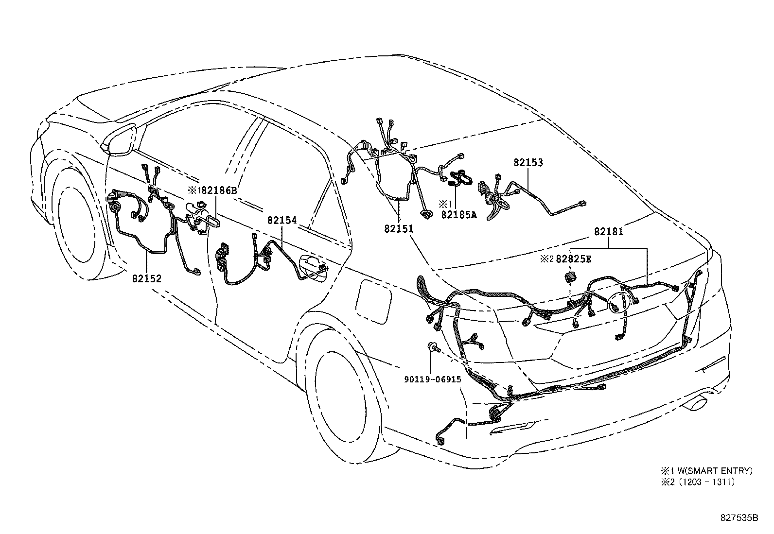82817-33B60 PROTECTOR, WIRING HARNESS, NO.1 product image