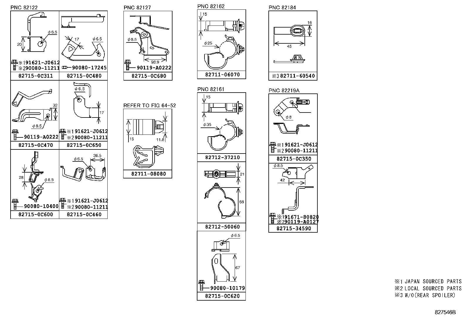 82142-0C240 WIRE, INSTRUMENT PANEL, NO.2 product image