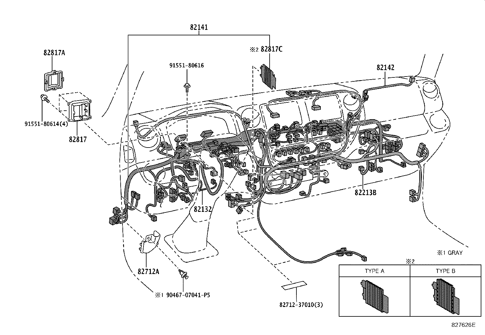 82817-37320 PROTECTOR, WIRING HARNESS, NO.2 product image