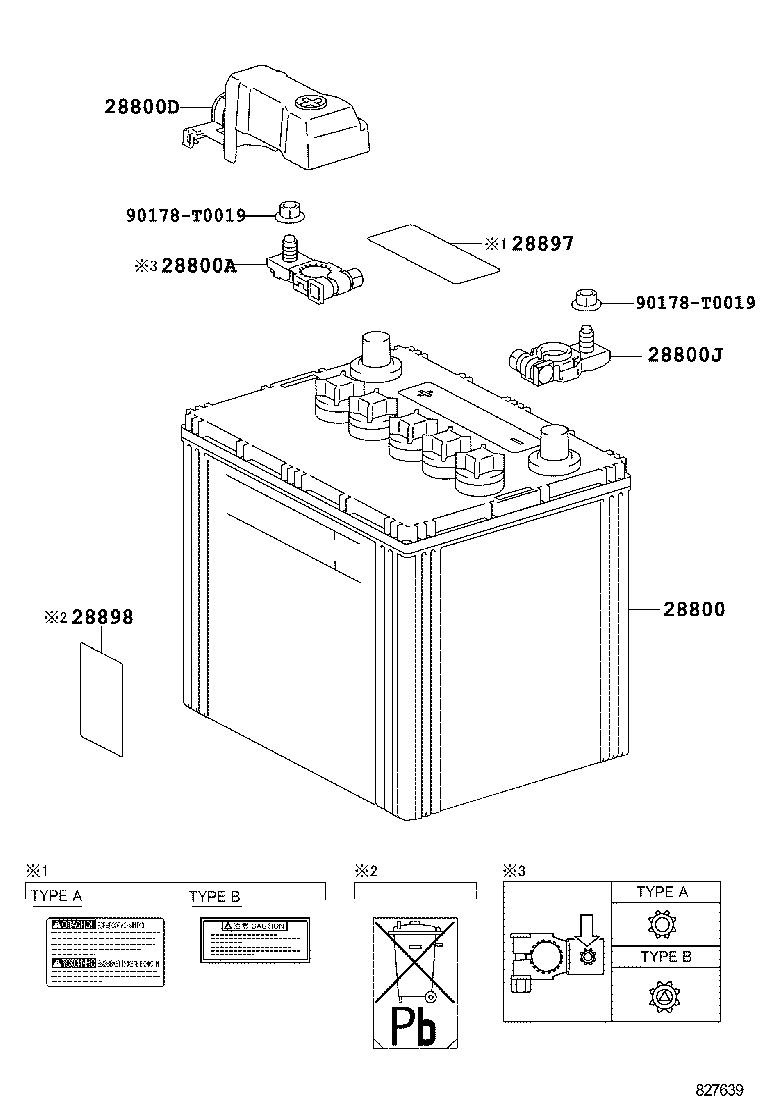28800-0L151 BATTERY product image