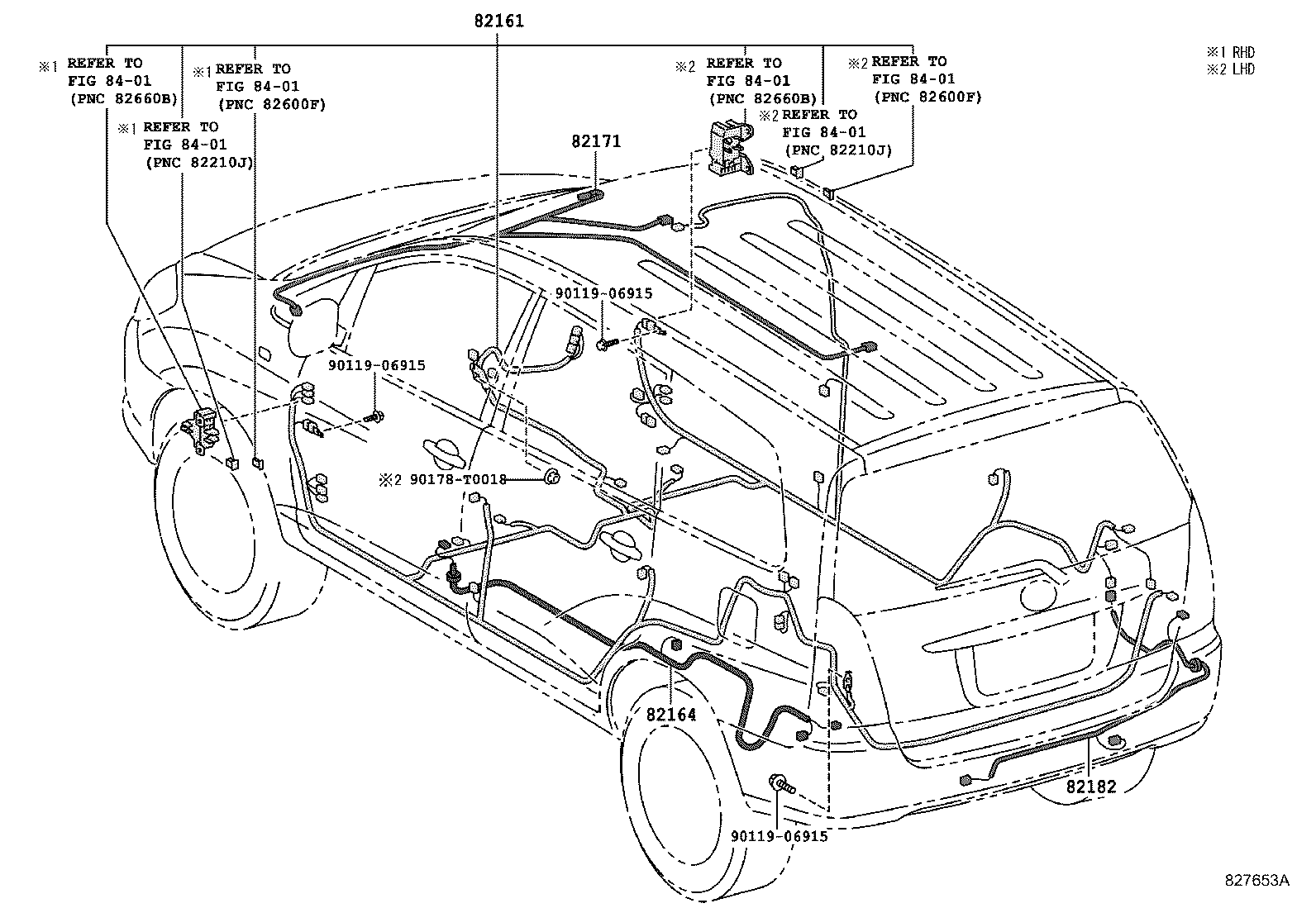 82817-0K120 PROTECTOR, WIRING HARNESS, NO.2 product image