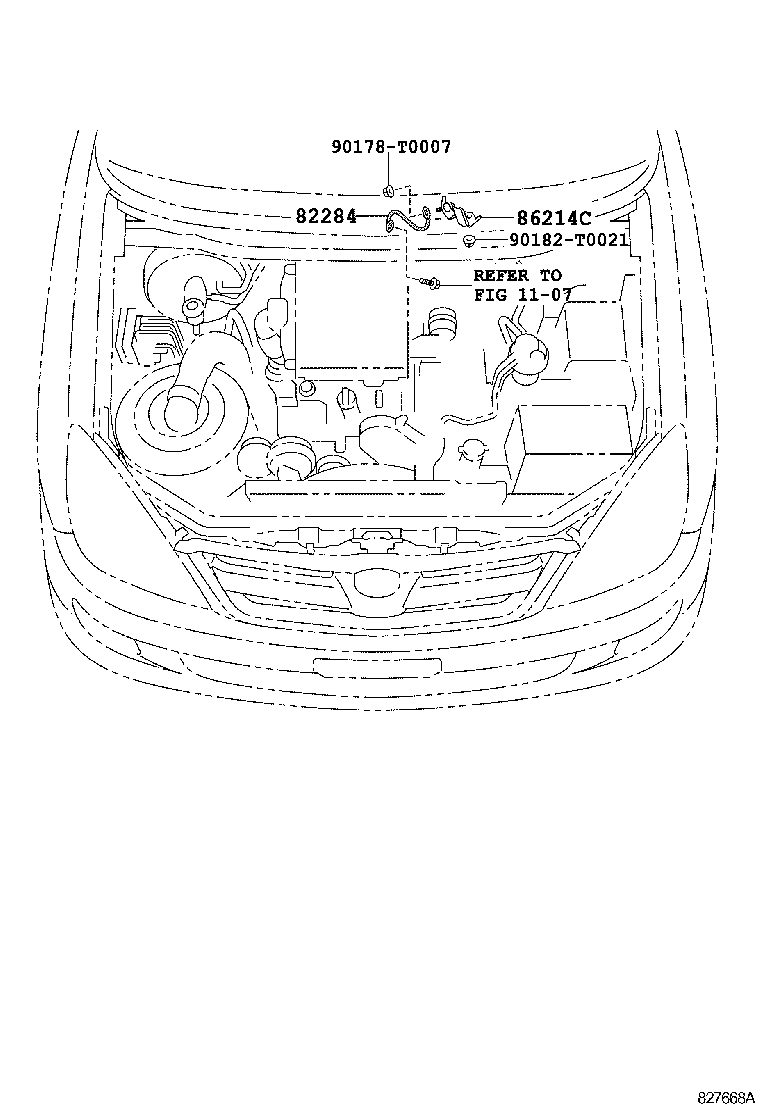 82817-0K120 PROTECTOR, WIRING HARNESS, NO.2 product image