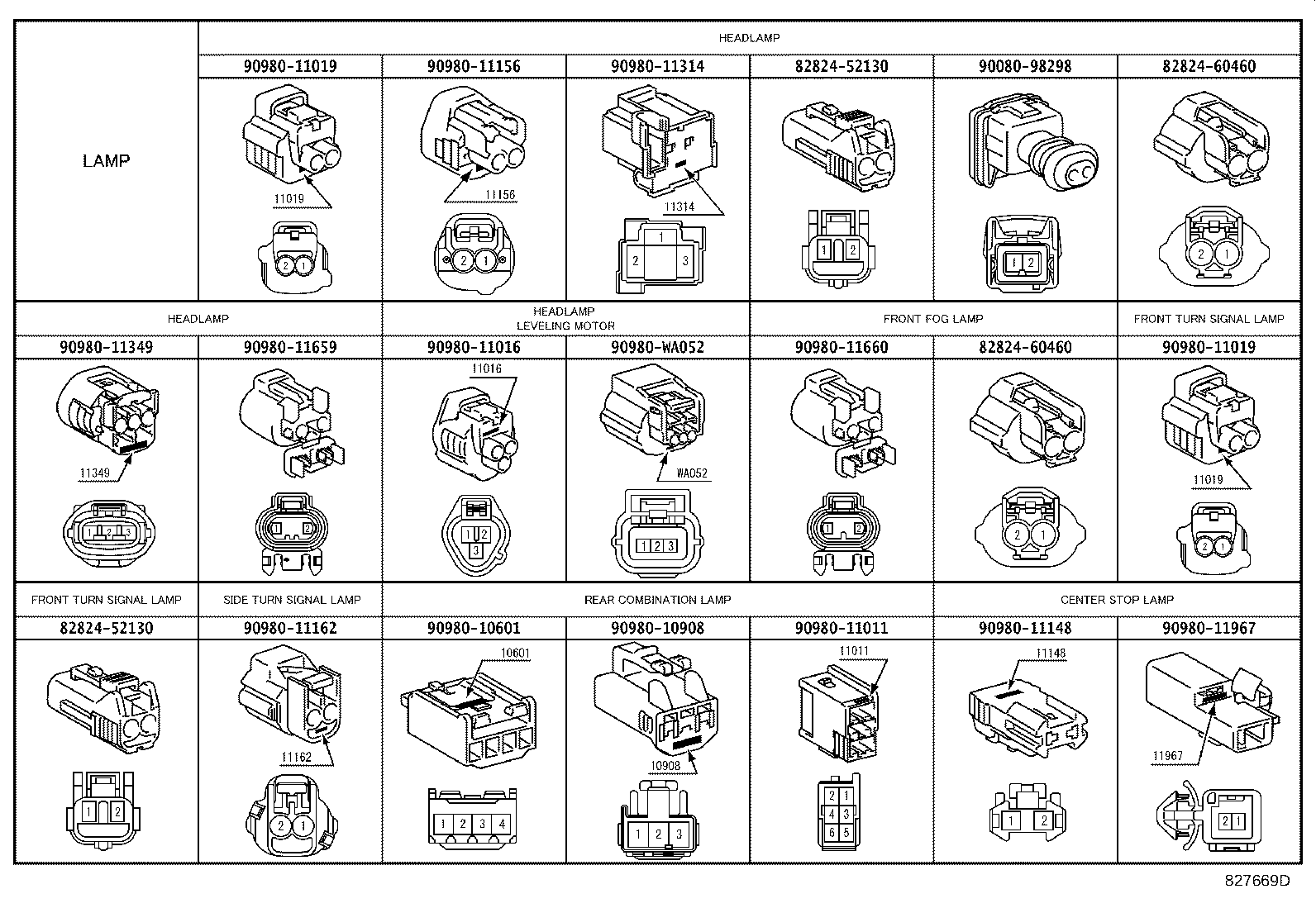 82817-0K120 PROTECTOR, WIRING HARNESS, NO.2 product image
