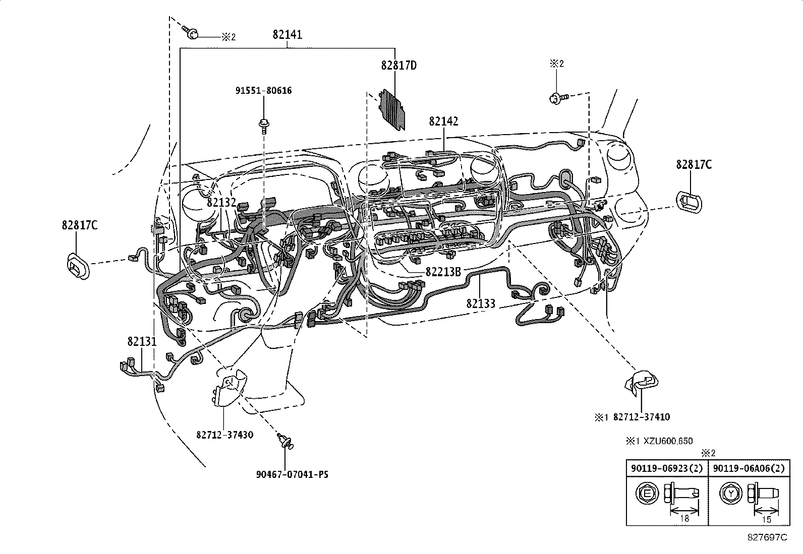 82113-37R70 WIRE, ENGINE ROOM, NO.3 product image