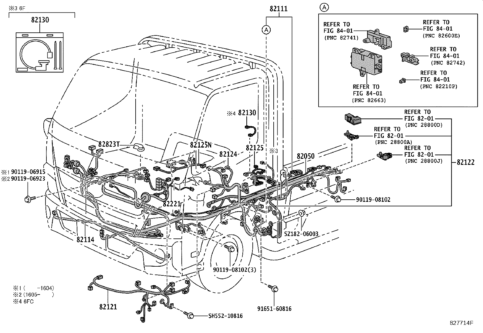 82142-3VM50 WIRE, INSTRUMENT PANEL, NO.2 product image