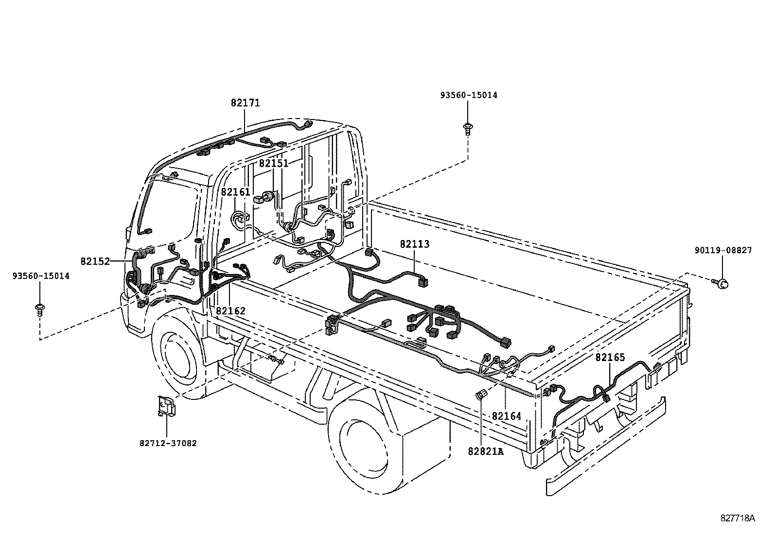 82817-37320 PROTECTOR, WIRING HARNESS, NO.2 product image
