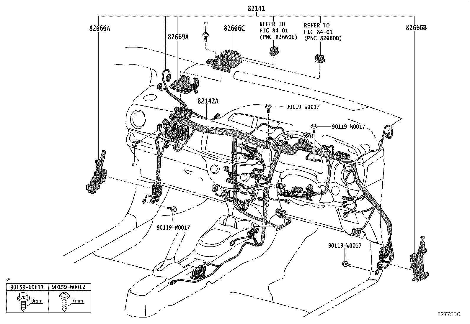 82817-0D430 PROTECTOR, WIRING HARNESS, NO.2 product image