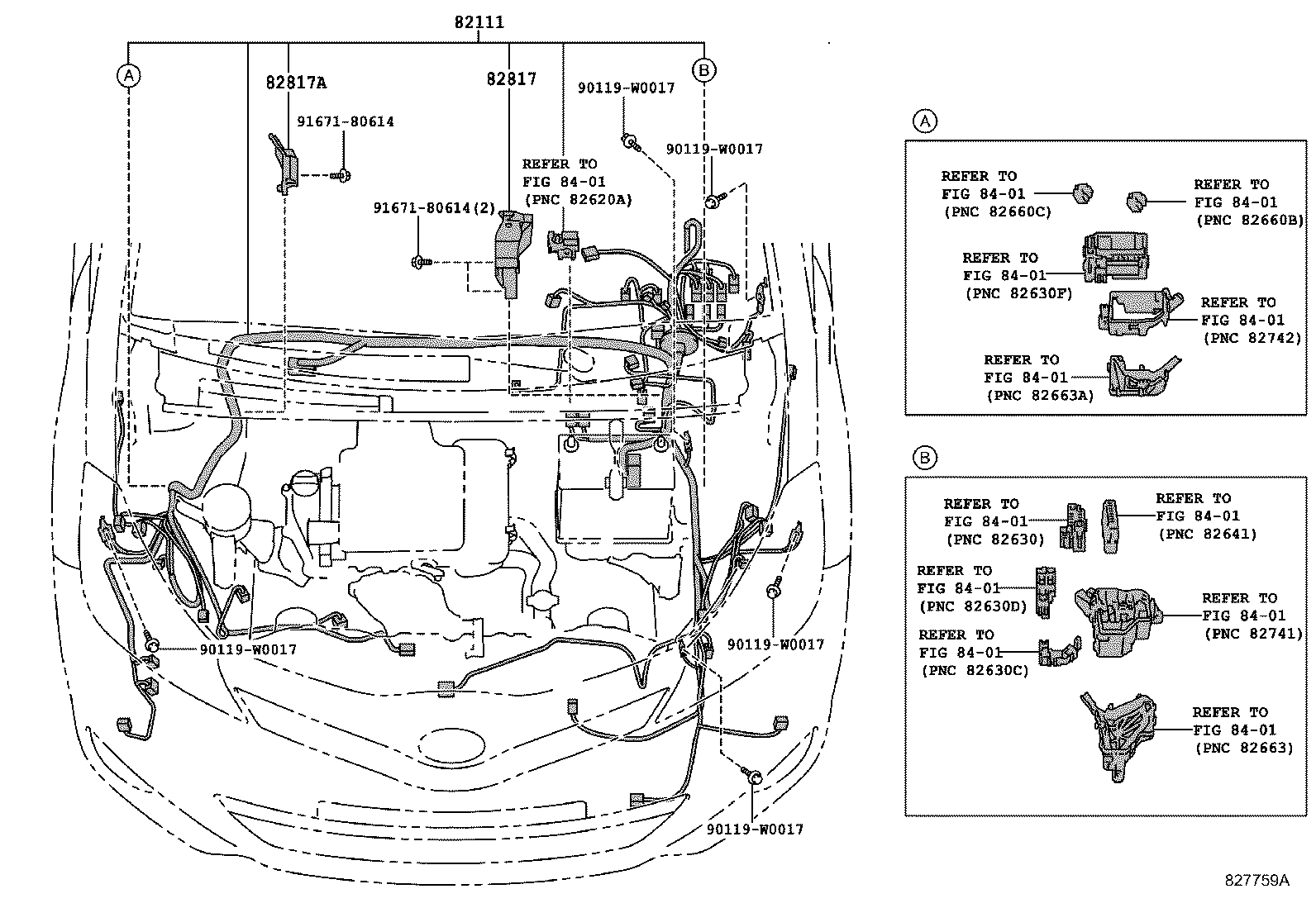 82817-0D430 PROTECTOR, WIRING HARNESS, NO.2 product image