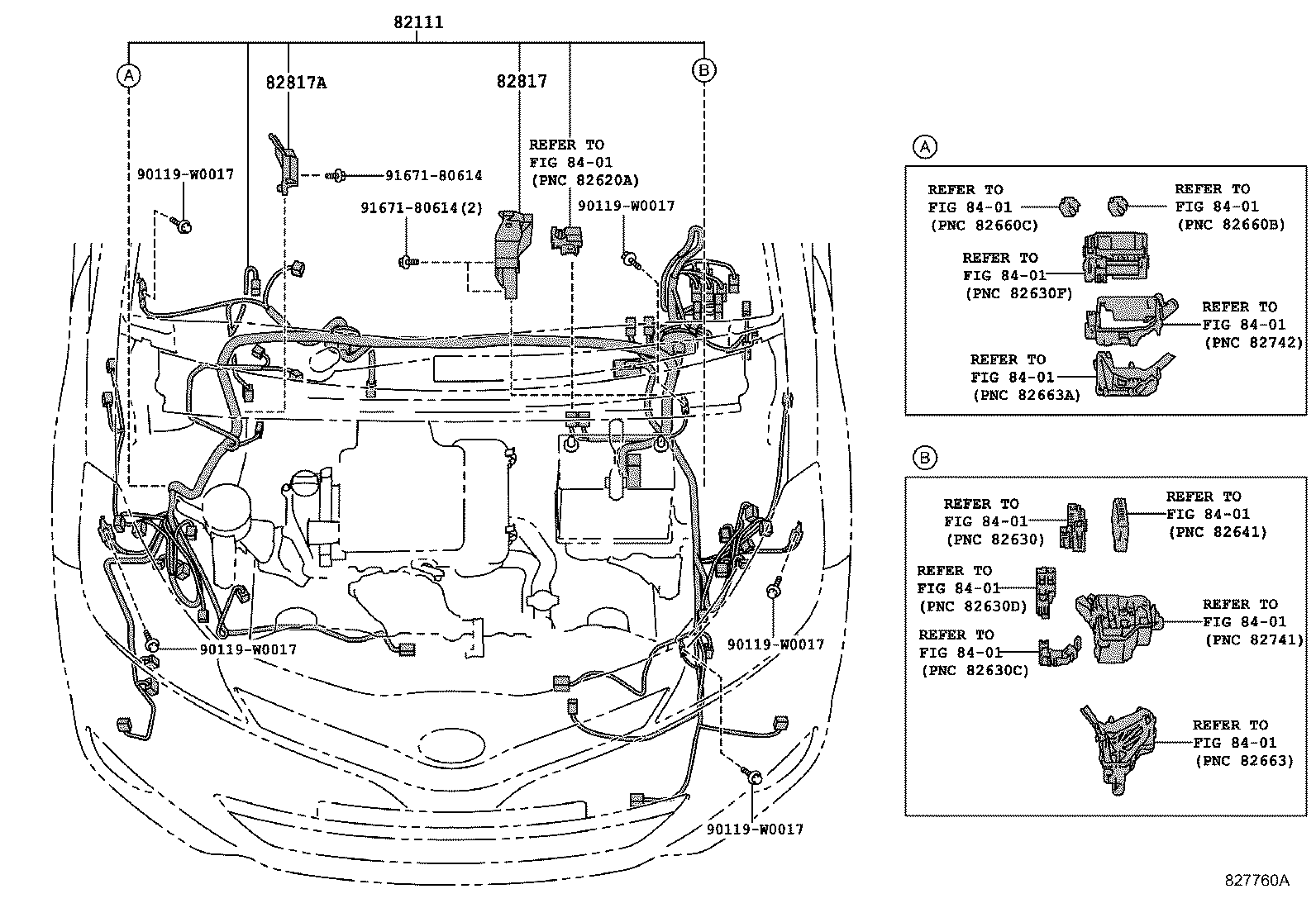 82817-0D430 PROTECTOR, WIRING HARNESS, NO.2 product image