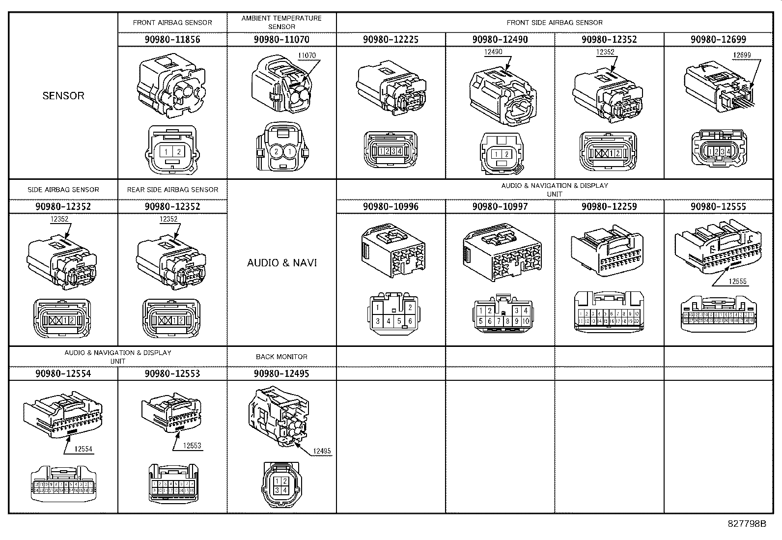 82152-0K620 WIRE, FRONT DOOR, LH product image