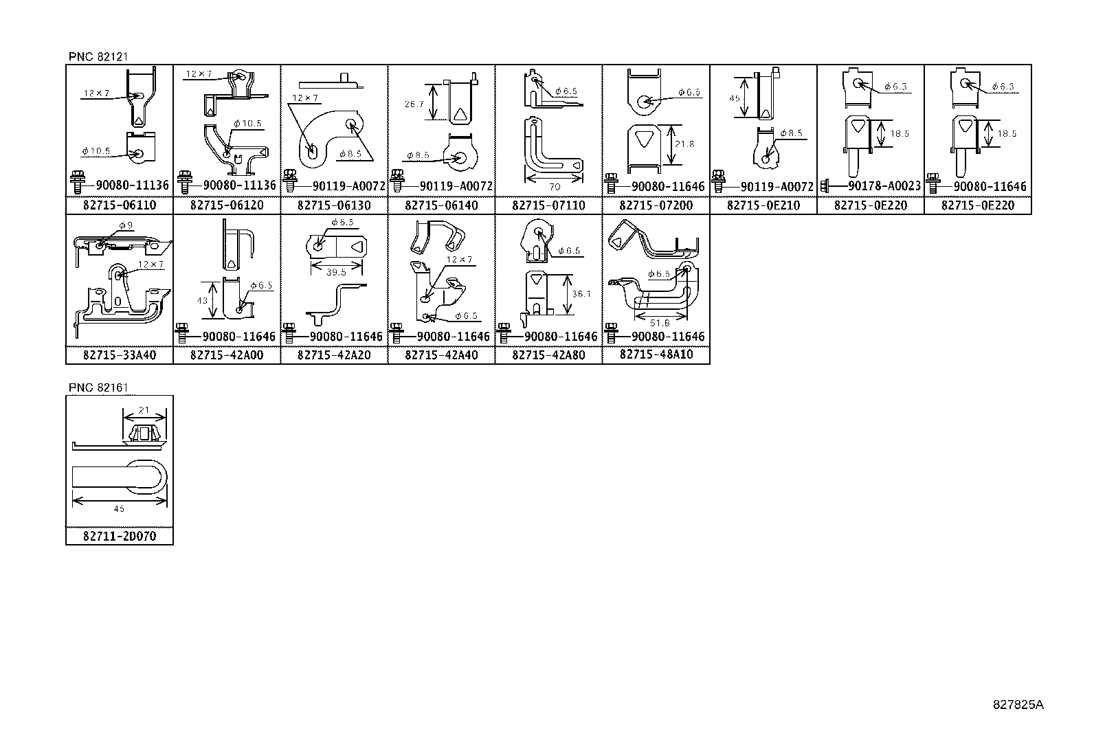 82053-08050 WIRE, REAR DOOR, NO.1 product image