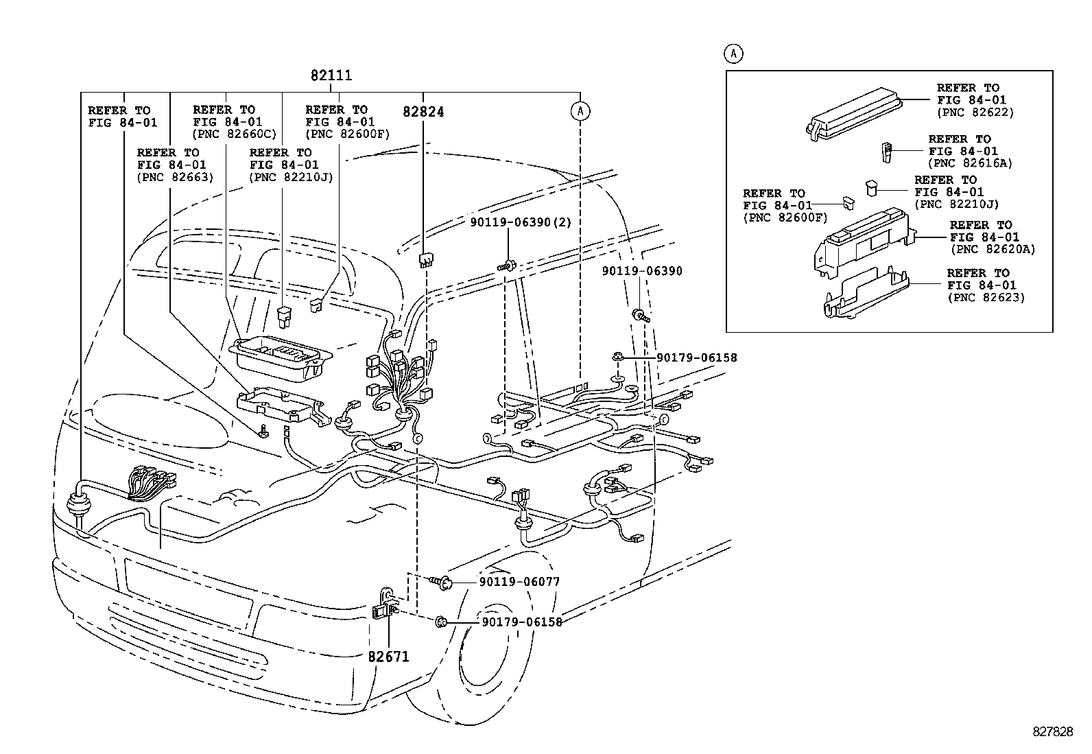 82122-36130 WIRE, ENGINE, NO.2 product image