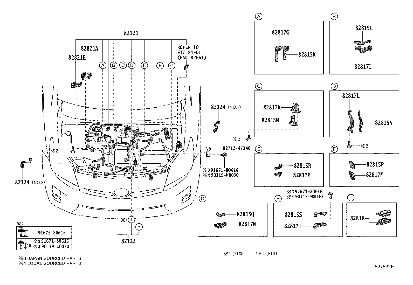 82124-0Q010 WIRE, ENGINE, NO.4 product image
