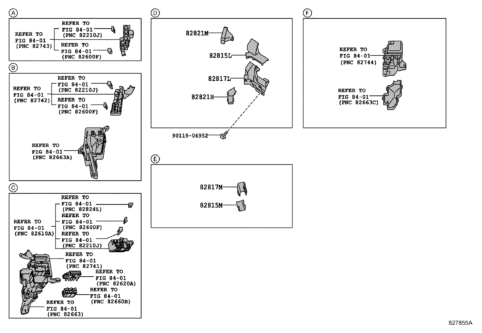 82817-58790 PROTECTOR, WIRING HARNESS, NO.1 product image