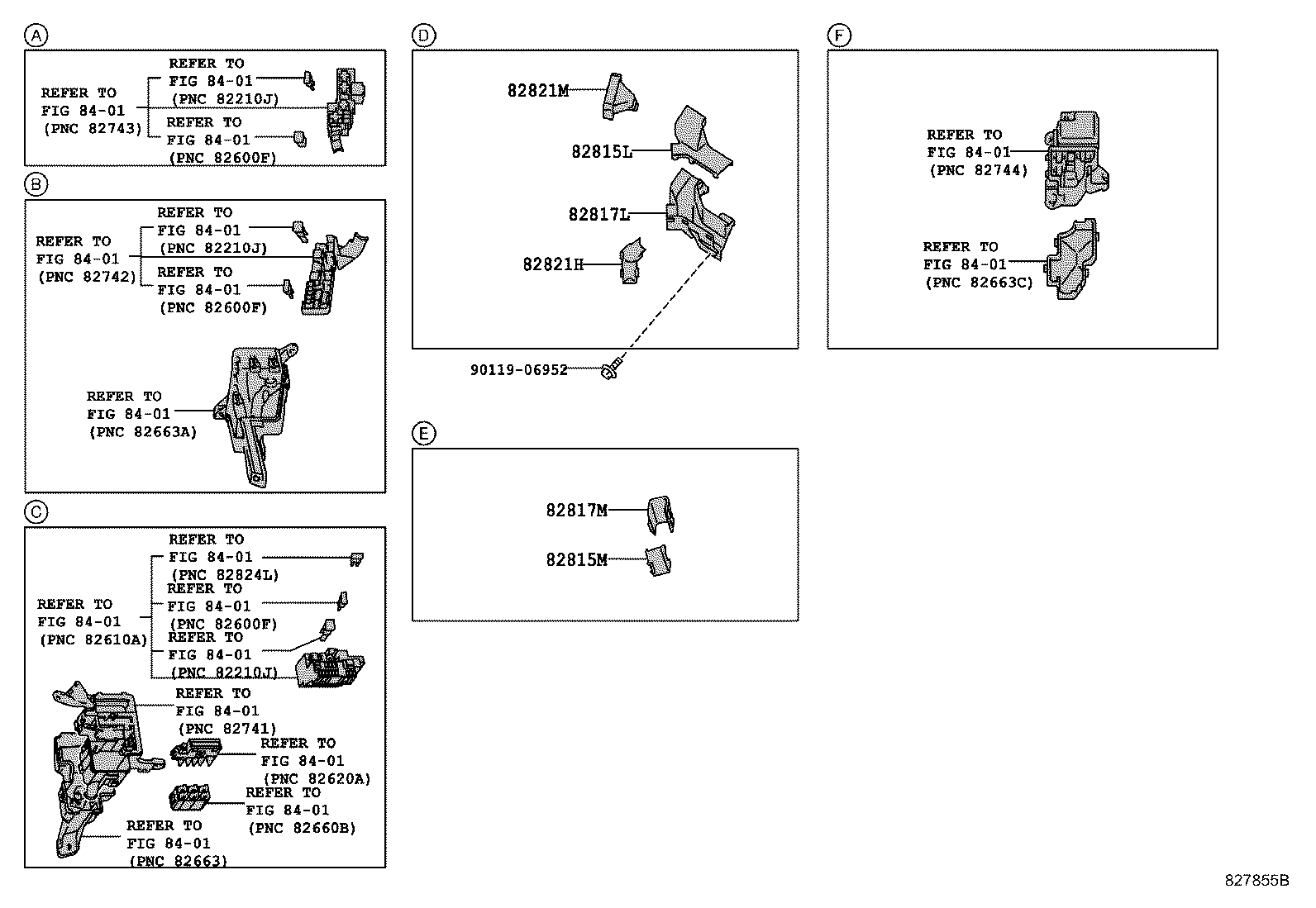 82142-58041 WIRE, INSTRUMENT PANEL, NO.2 product image