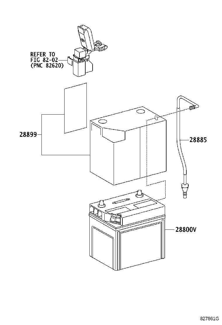 28877-28020 INSULATOR, BATTERY product image