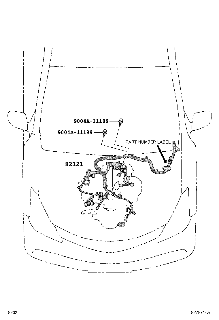 Toyota 82161-BY320 WIRE, FLOOR