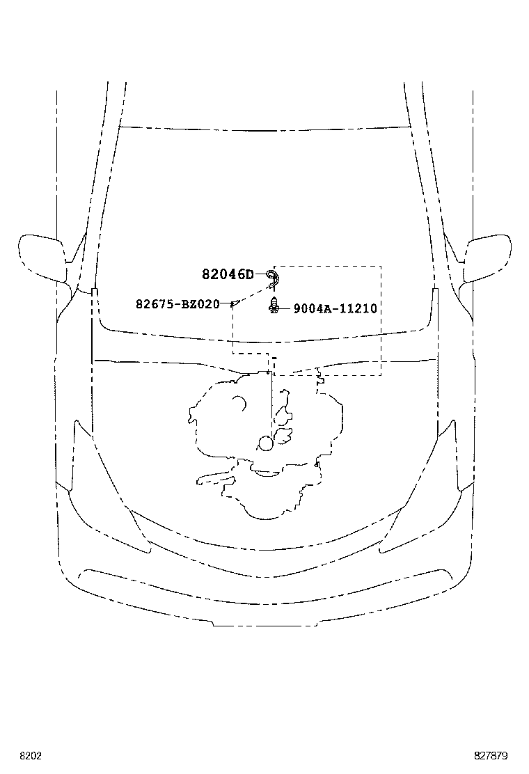82817-BZ020 PROTECTOR, WIRING HARNESS, NO.2 product image