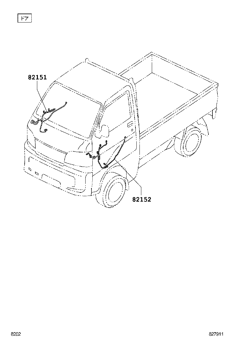 82122-B5142 WIRE, ENGINE, NO.2 product image