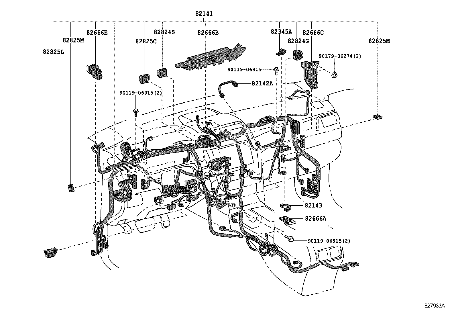 82121-06D30 WIRE, ENGINE product image