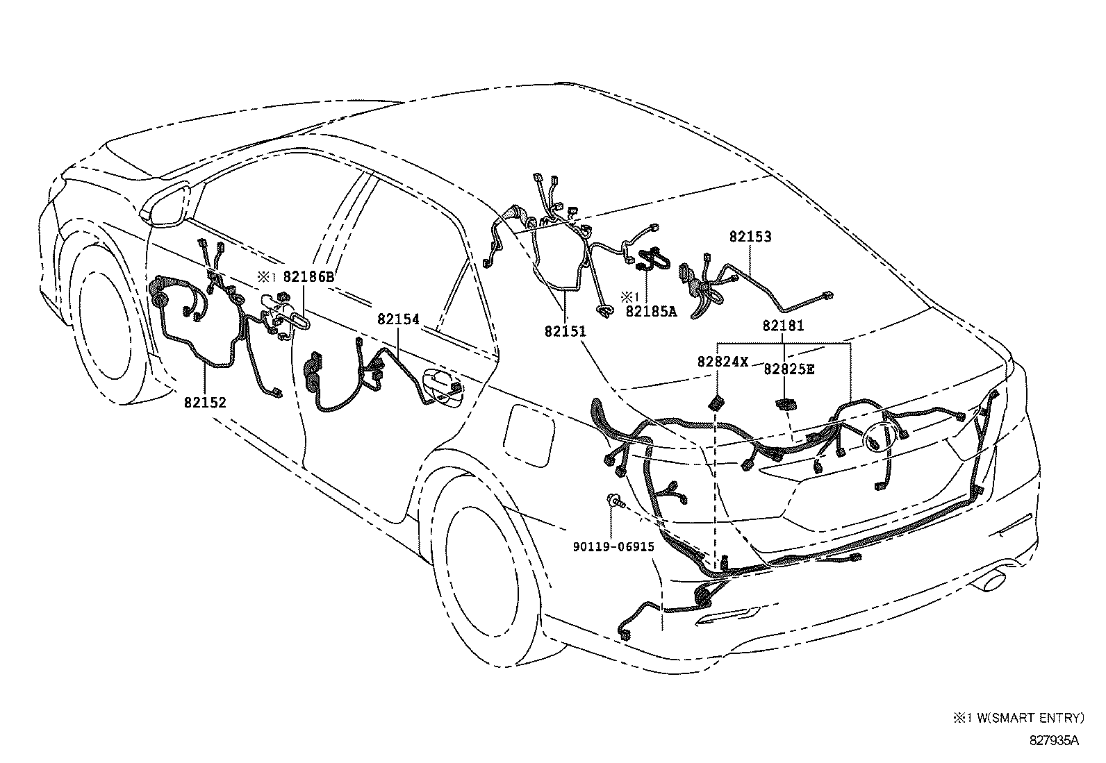 82121-06D30 WIRE, ENGINE product image