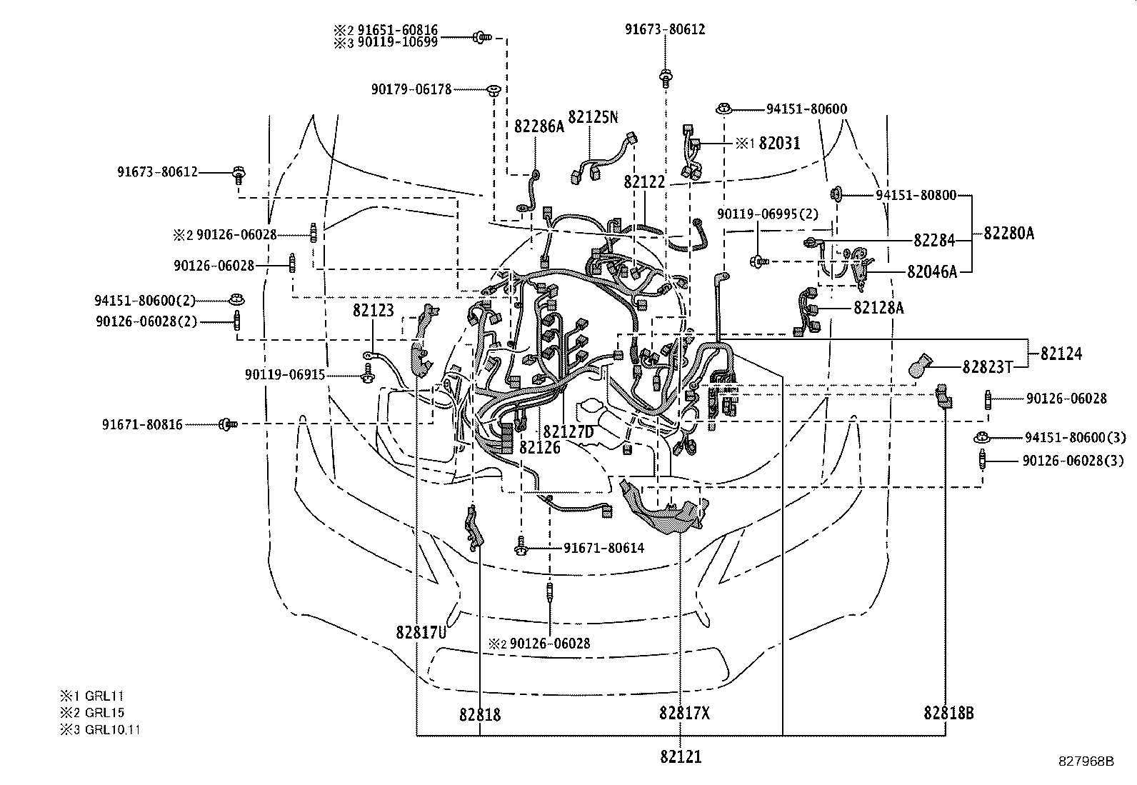 82142-30140 WIRE, INSTRUMENT PANEL, NO.2 product image
