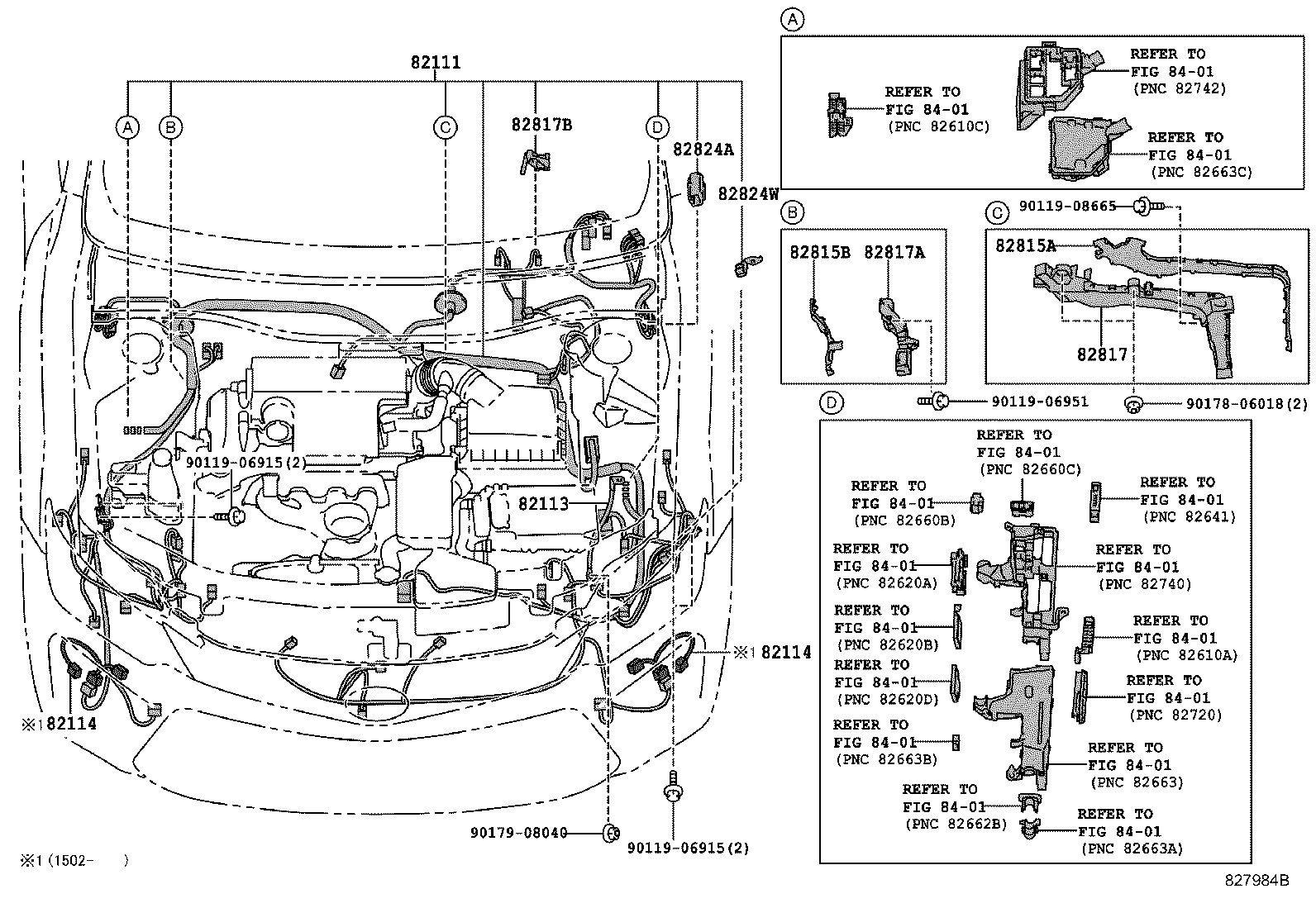82121-06F00 WIRE, ENGINE product image